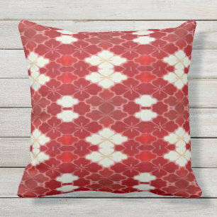 Asian Cherry Throw Pillow