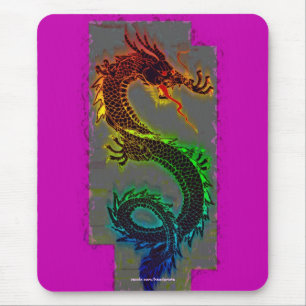 Asian, Chinese,Mythical Dragon, Year of the Dragon Mouse Pad
