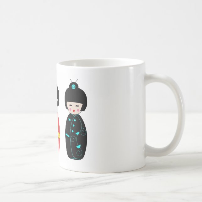 Asian Dolls Coffee Mug (Right)