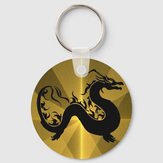 Asian Dragon Keychain (Front)