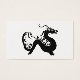 Asian Dragon Silhouette