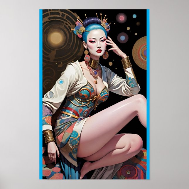 Asian Dream Flight - Ken Gauge Art Poster (Front)