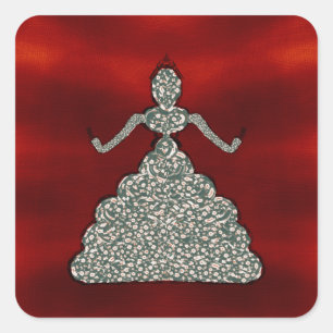 Asian Dress Stickers