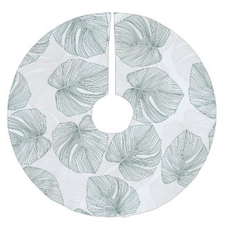 Asian Fabric Ikat: Traditional Seamless Brushed Polyester Tree Skirt