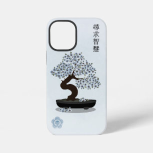 Asian floral bonsai blossom tree graphic design iPhone 12 mini case