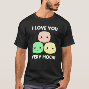 Asian Food Japanese Dish Mochi Dessert Rice Cake J T-Shirt