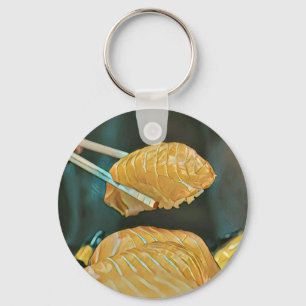 Asian food sushi lover keychain
