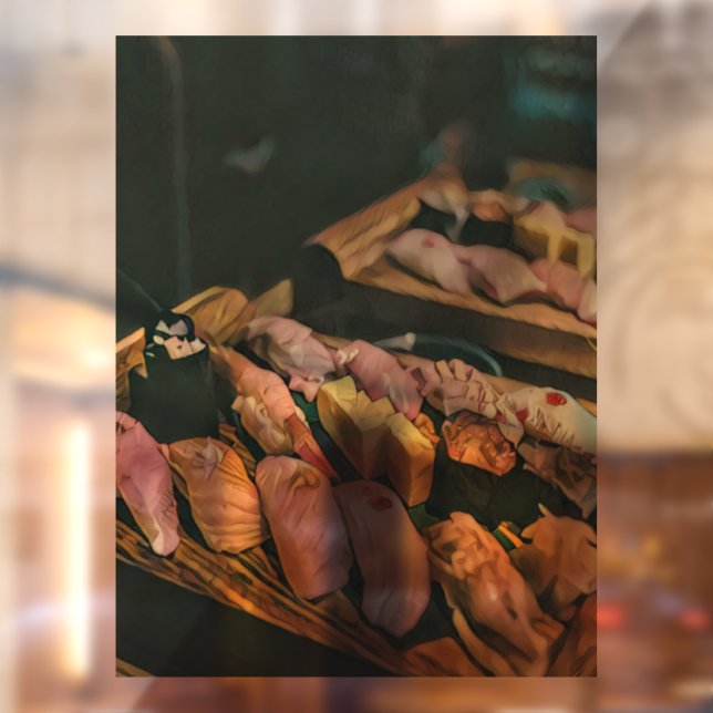 Asian food sushi lover window cling (Sheet 2)