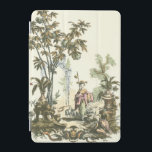 Asian Garden with Woman and Animals iPad Mini Cover<br><div class="desc">A lovely Asian style garden filled with various animals and monitored by a watchful woman. The scene conjures thoughts of the Garden of Eden,  complete with a snake slithering in the foreground. A perfect gift for the worldly,  well-travelled person in your life!</div>