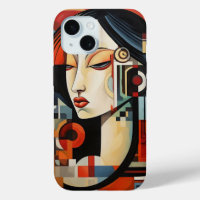Asian Girl Abstract Art