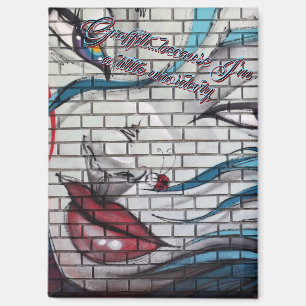 Asian Girl Graffiti  Magnet