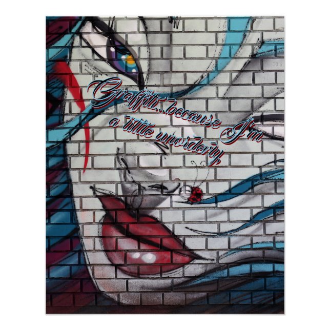 Asian Girl Graffiti  Poster (Front)