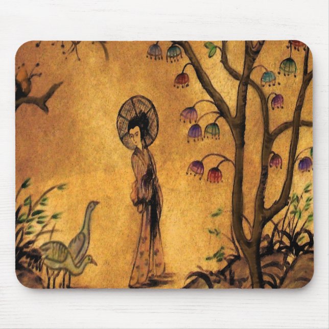 Asian Girl ~ Mousepad (Front)