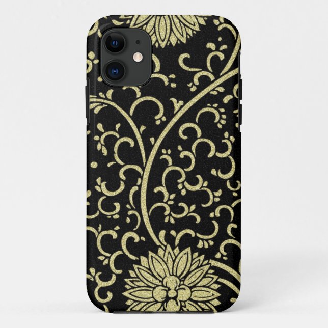 Asian Gold Floral Case-Mate iPhone Case (Back)
