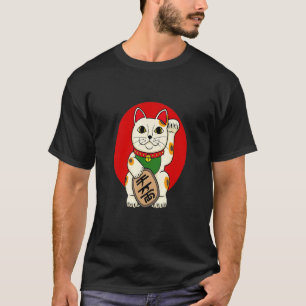 Asian Good Fortune Cat Lucky Maneki Nekos Kittens T-Shirt