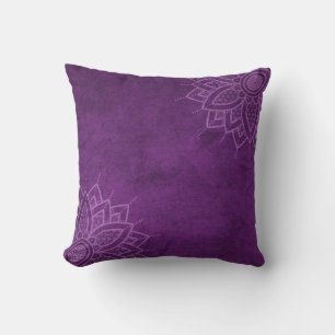 Asian Inspired Chrysanthemum Flowers Pillow