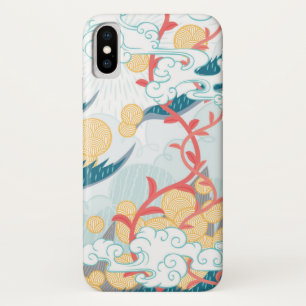 Asian Inspired Nature Pattern Case-Mate iPhone Case