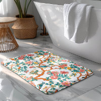 Asian-Inspired Patterns, Colourful Flowers Birds