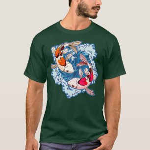 Asian Koi Fish Yin Yang Koi Pond T-Shirt