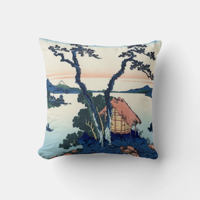 Asian Landscapes Throw Pillow (Front)