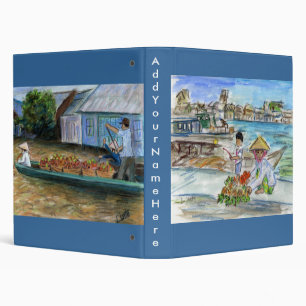 Asian Market Paintings Binder