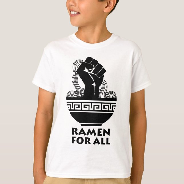 Asian Noodle Soup For All Ramen Lovers T-Shirt (Front)
