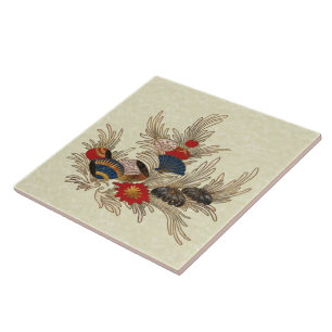 Asian Ocean Deco Tile