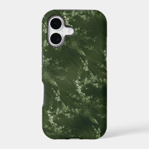 Asian Olive Green Silk iPhone 5 Case