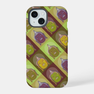 Asian Oriental Buddha Zen Pop Art Retro Modern iPhone 15 Case