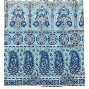Asian Paisley Border: Traditional Design.