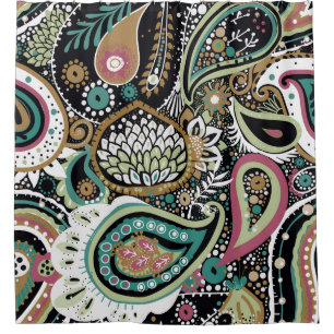 Asian paisley: modern seamless design.