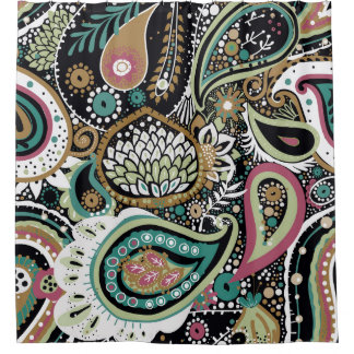 Asian paisley: modern seamless design.