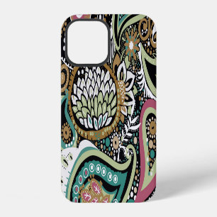 Asian paisley: modern seamless design. iPhone 12 case