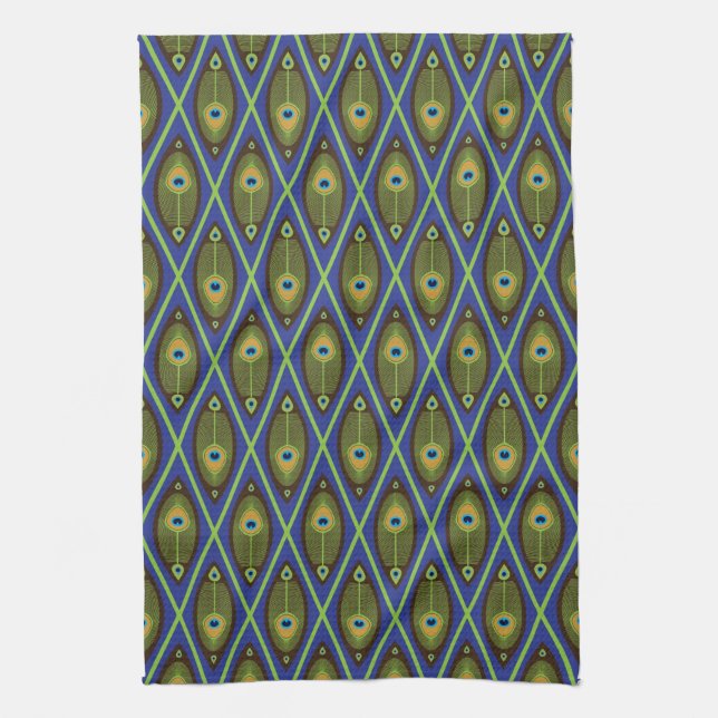Asian pattern kitchen towel (Vertical)