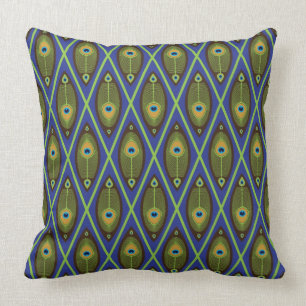 Asian pattern throw pillow