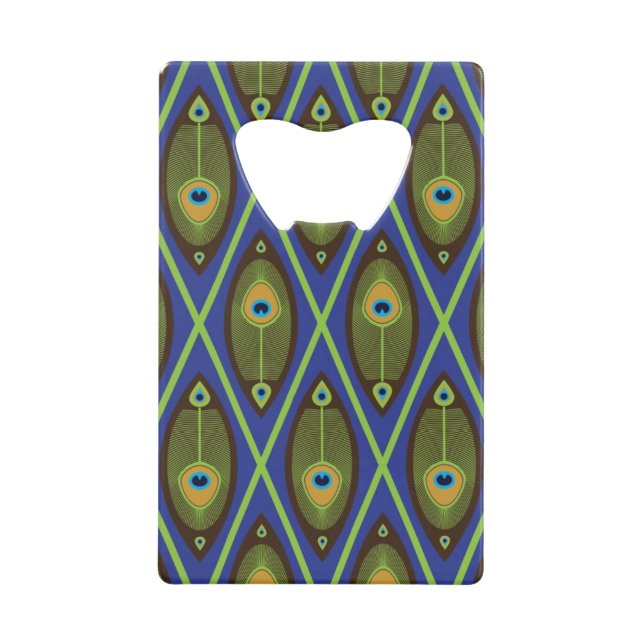 Asian pattern wallet bottle opener (Front)