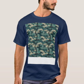 Asian Seamless Pattern Old Japanese Chinese Korean T-Shirt