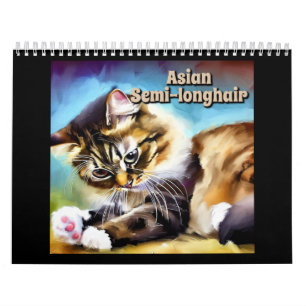 Asian Semi-longhair Calendar