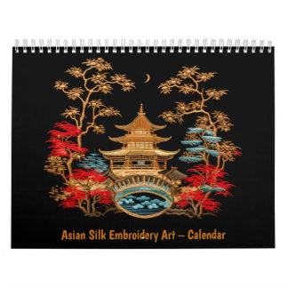 Asian Silk Embroidery Art – Calendar