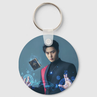 Asian spell castor keychain