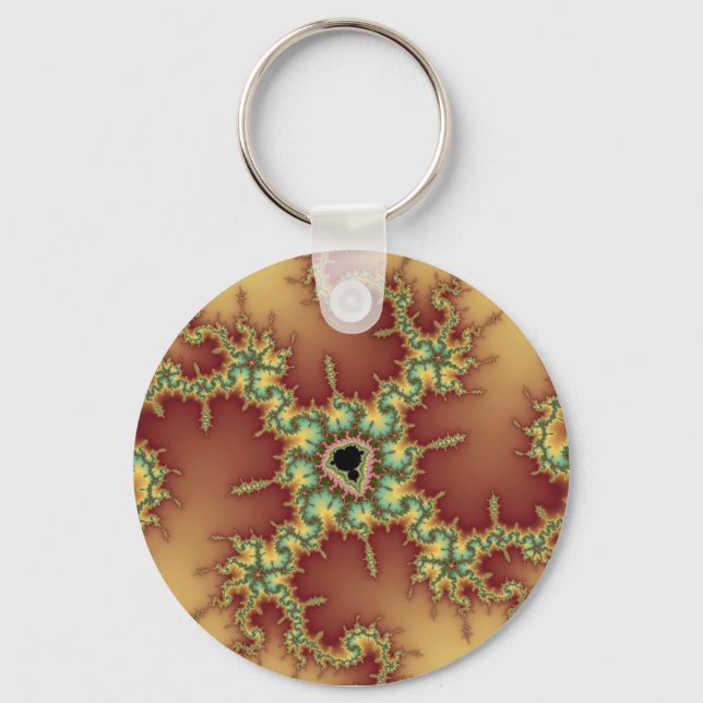 Asian Spider - Fractal Keychain (Front)