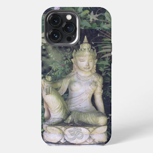 Asian Statue iPhone Case (Back)