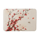 Asian Style Painting, Plum Blossom in Spring