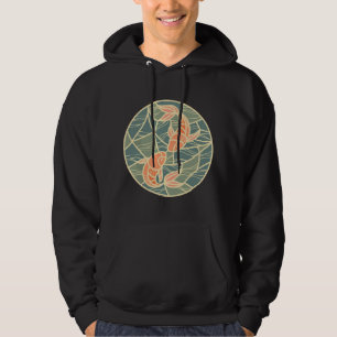 Asian Style Yin Yang Koi Fish Hoodie
