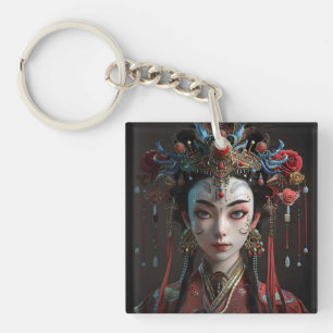 asian succubus keychain
