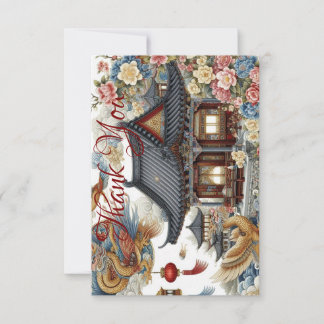 asian thank you card