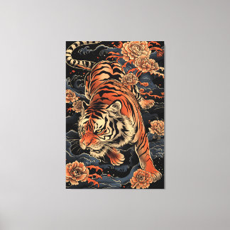 Asian Tiger Canvas Print