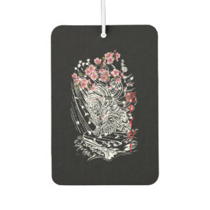 Asian Tiger With Cherry Blossoms And Japanese Air Freshener