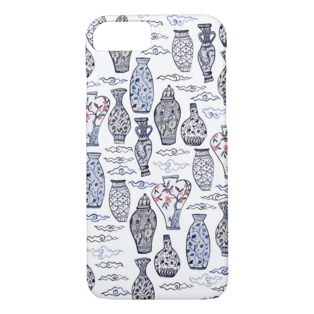 Asian vases iPhone 7 case (Back)