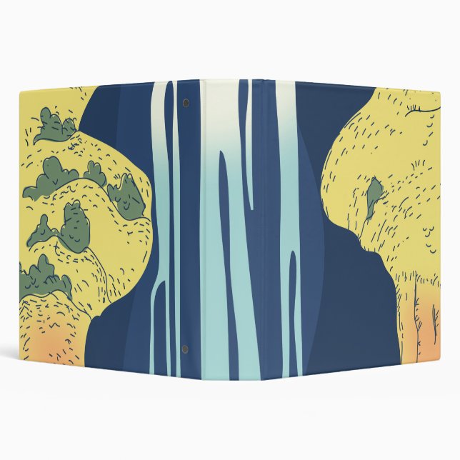 Asian Waterfall Binder (Background)